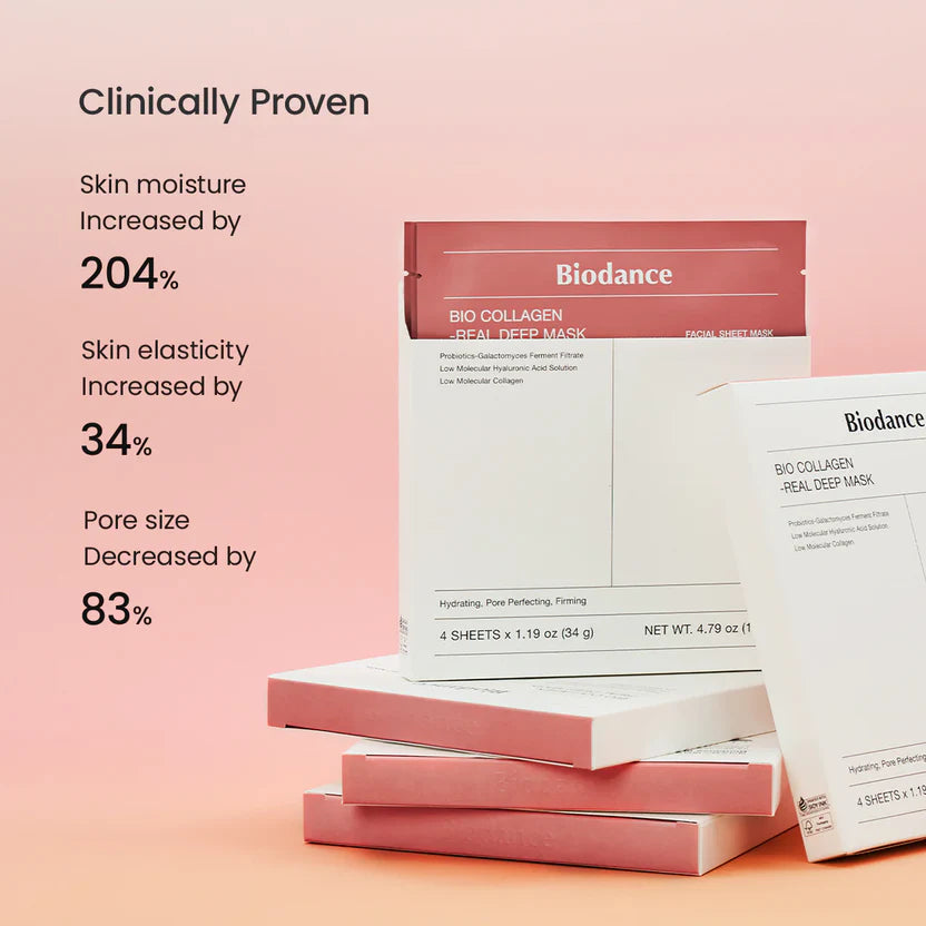 Biodance – Bio Collagen Real Deep Mask 4pcs